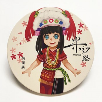 原住民陶瓷吸水杯墊【阿美族】