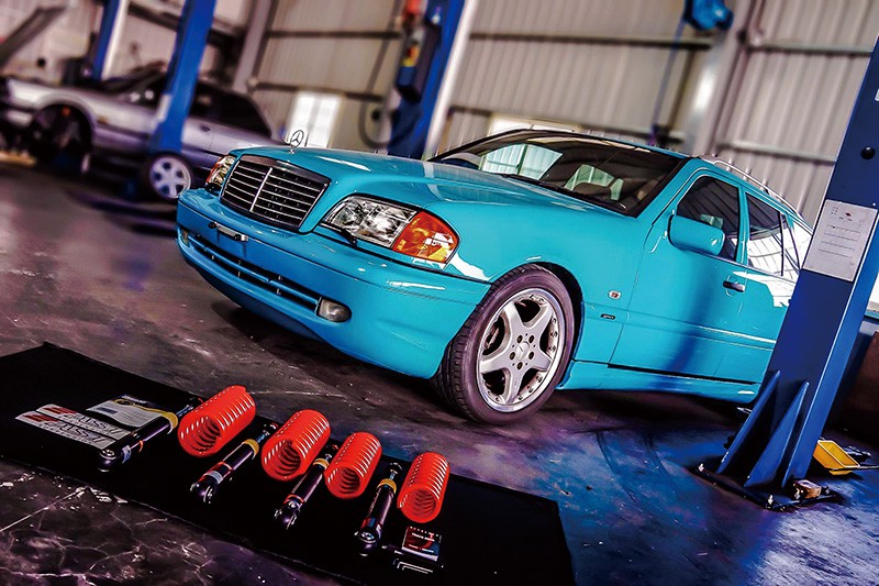 經典旅行車強化術 Mercedes-Benz W202 C-Class Wagon X AST Suspension 4100 series
