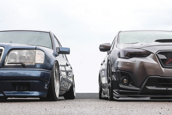 AirForce氣壓雙雄  M.Benz S124 E-Class Estate+Subaru XV