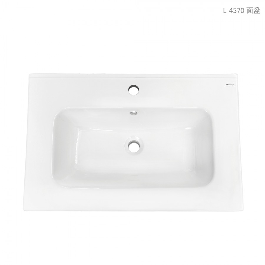 L-4570 一體式陶瓷面盆 L-4570 一體式陶瓷面盆