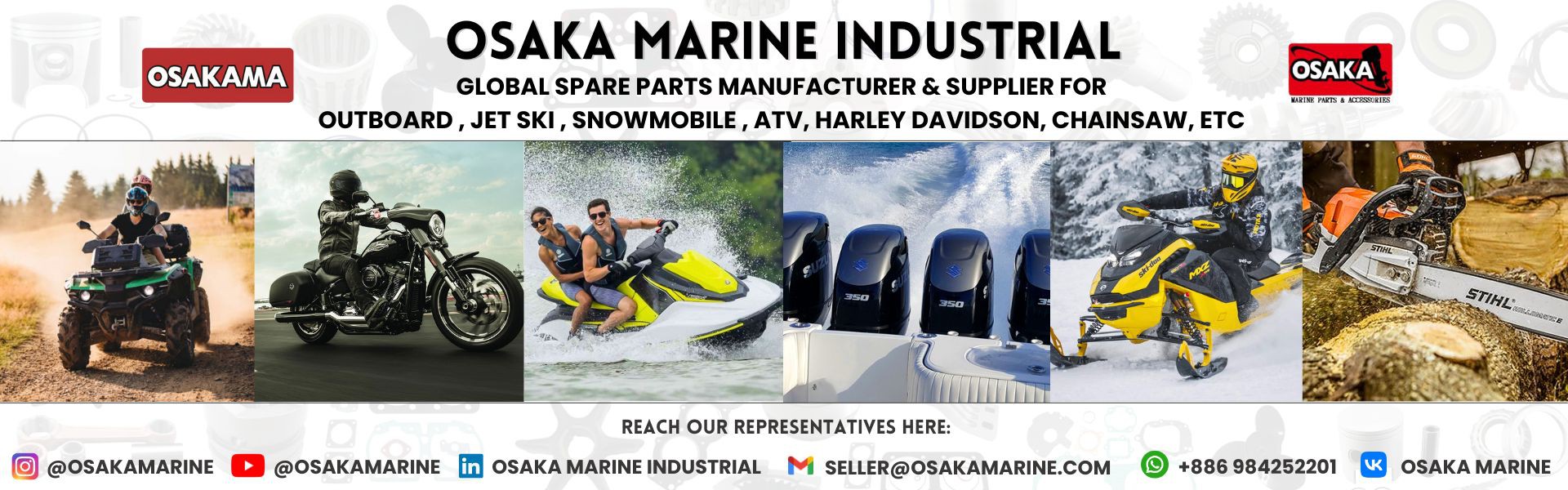 Kawasaki small engines gasket kit set by Osaka Marine Industrial